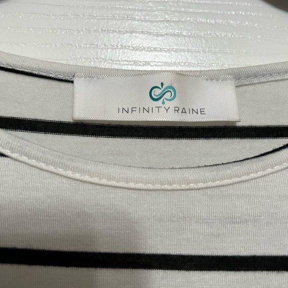 Infinity Raine Striped Ruffle Top - Picture 7 of 10